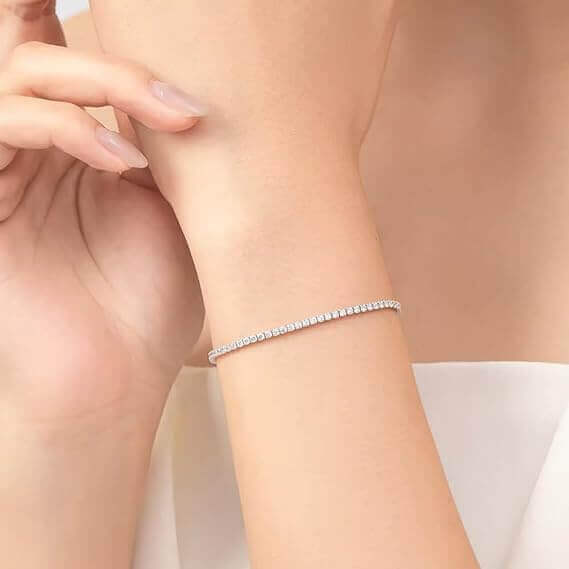 Bracciale Tennis in Argento Sterling 925 - Donna Della Mia Vita