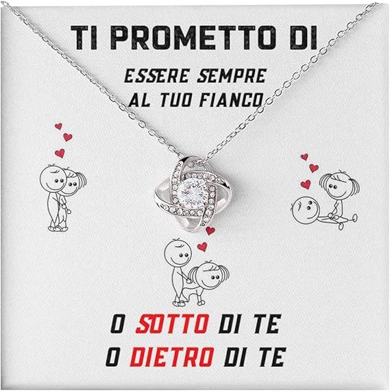 Collana Donna - Ti Prometto di essere Sempre al tuo Fianco