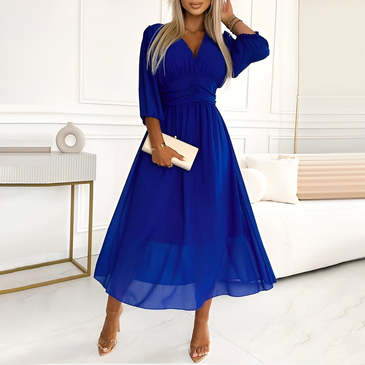 Chiara™ - Elegante vestito estivo in chiffon di seta ultraleggero