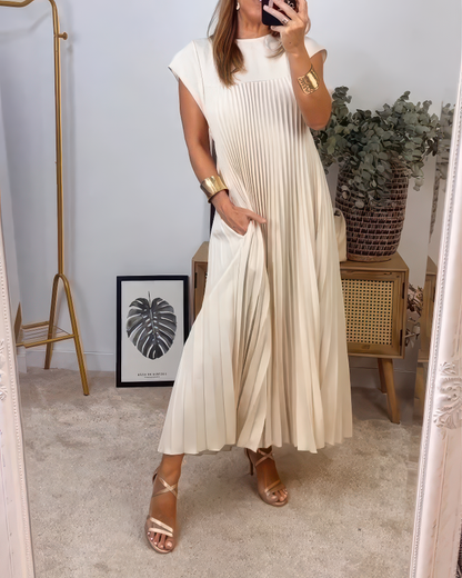 Laurine™ – Elegante abito lungo in stile classico