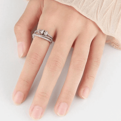 Anello da Donna in Argento Sterling 925 Per mia Figlia - Ansia