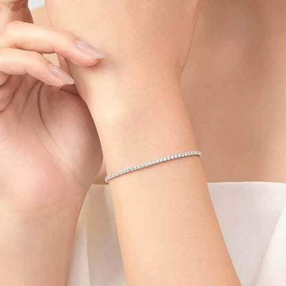 Bracciale Tennis in Argento Sterling 925 -  Donna Della Mia Vita
