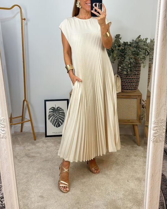 Laurine™ – Elegante abito lungo in stile classico